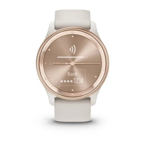 Garmin - Garmin vivomove Trend LCD 40 mm Híbrido 254 x 346 Pixeles Pantalla táctil Oro rosado GPS (satélite) - Nuevo