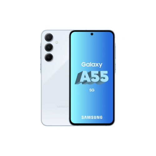 Samsung - Galaxy A55 (5G) 128 GB, Azul - Nuevo