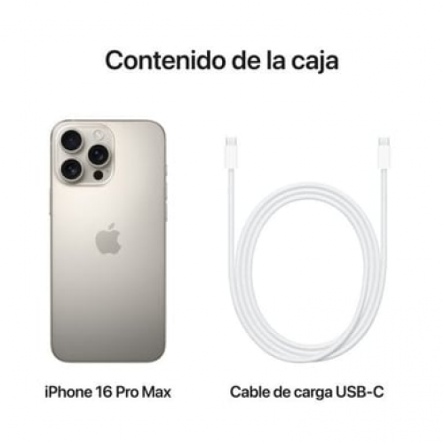 Apple - iPhone 16 Pro Max (5G) 512 Gb, Titanio Natural - Nuevo