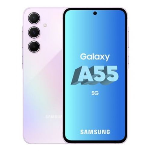 Samsung - Galaxy A55 (5G) 128 GB, Lila - Nuevo
