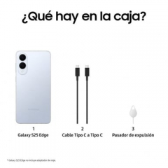 Samsung - Galaxy S25 Edge 5G 512 GB, Titanio Azul - Nuevo