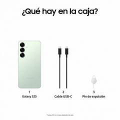 Samsung - Galaxy S25 (5G) 256 GB, menta - Nuevo