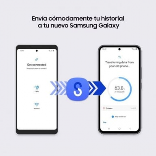 Samsung - Galaxy A54 (5G) Edición Empresarial 128 GB, Grafito - Nuevo