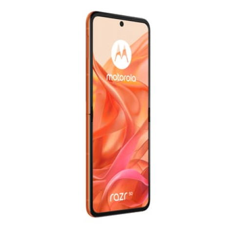 Motorola - Motorola razr 50 17,5 cm (6.9") SIM doble Android 14 5G USB Tipo C 8 GB 256 GB 4200 mAh Naranja - Nuevo