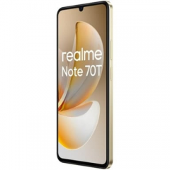 Realme - realme Note 70T 17,1 cm (6.74") SIM doble Android 15 4G USB Tipo C 4 GB 256 GB 6000 mAh Oro - Nuevo