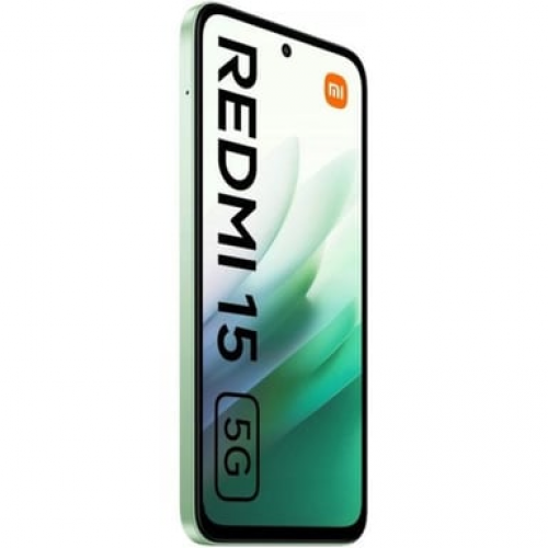 Xiaomi - Smartphone Xiaomi Redmi 15 5G Verde 4 GB 128 GB Batería 7000 mAh, Pantalla FHD+ 6,9 pulgadas, Cámara IA 50 Mpx - Nuevo