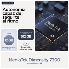 Motorola - Motorola moto g86 5G 16,9 cm (6.67") SIM doble Android 15 USB Tipo C 8 GB 256 GB 5200 mAh Azul oscuro - Nuevo