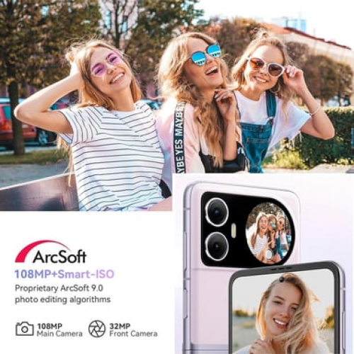 Blackview - Blackview HERO 10 Teléfono Plegable, Pantalla AMOLED de 6.9 pulgadas, 12GB + 256GB, Cámara de 108MP, Carga Rápida de 45W, NFC, ID de Huella Digital, Android 13 - Nuevo