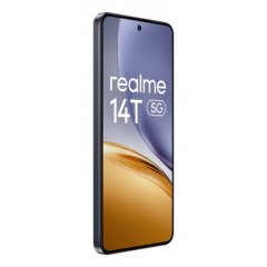 Realme - realme 14T 16,9 cm (6.67") Android 15 5G 8 GB 256 GB 6000 mAh Negro - Nuevo