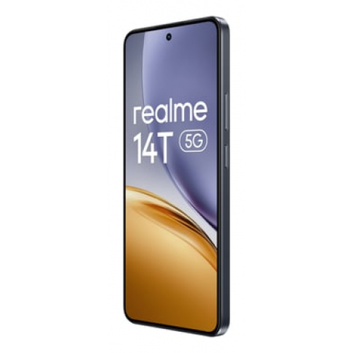 Realme - realme 14T 16,9 cm (6.67") Android 15 5G 8 GB 256 GB 6000 mAh Negro - Nuevo