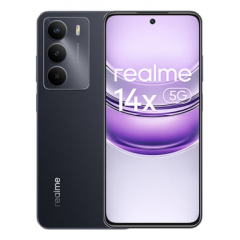 Realme - realme 14x 5G 16,9 cm (6.67") SIM doble Android 14 USB Tipo C 8 GB 256 GB 5860 mAh Negro - Nuevo